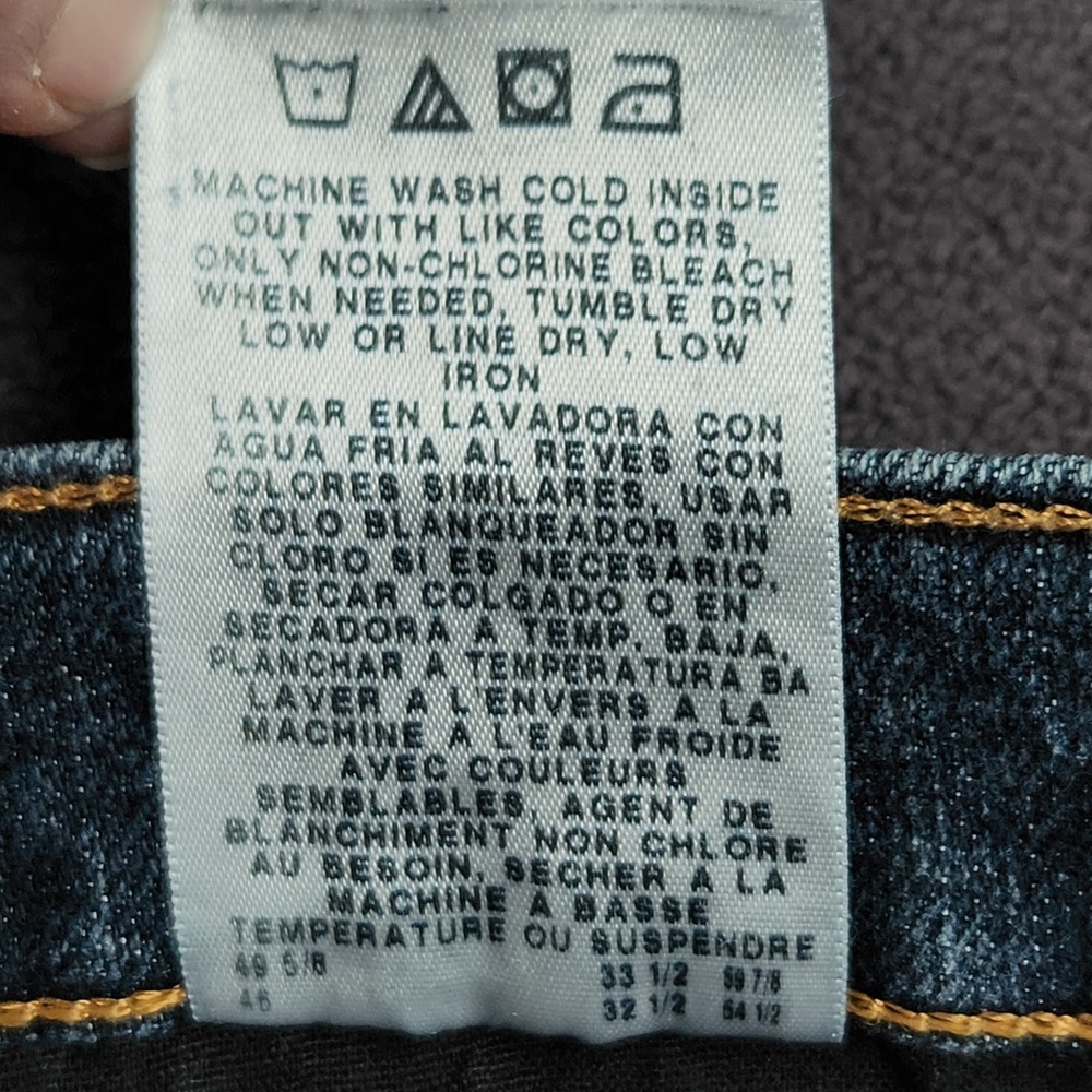 Wrangler 20X Advanced Comfort 02 Competition Slim Jeans Mens 44x32 Blue Denim - Picture 7 of 11